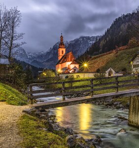 Berchtesgaden alpine building