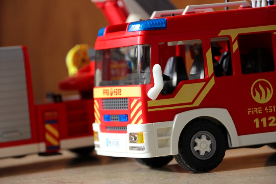 Fire department playmobil toys