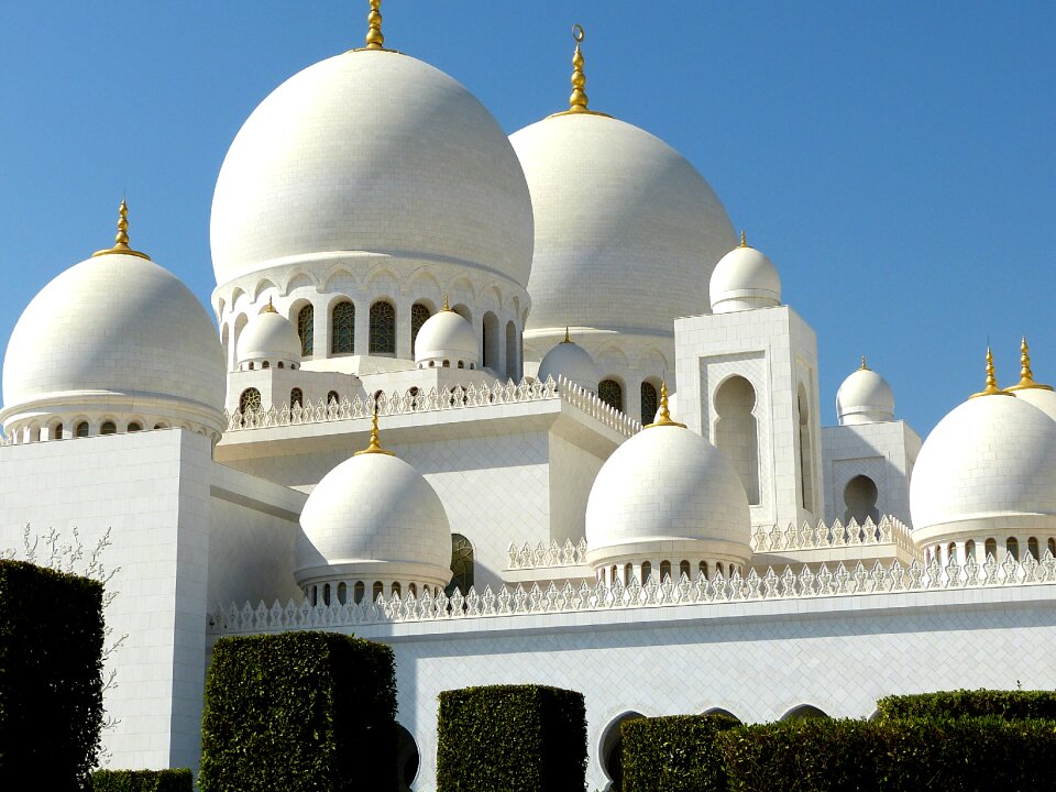 Sheikh zayid mosque places of interest dome