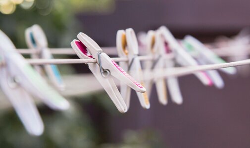 Pin clothespin clip