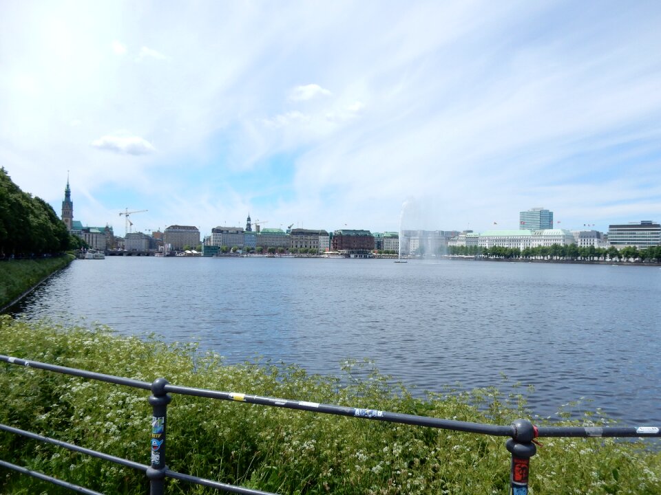 Hamburg houses water