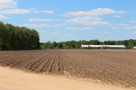 Landscape tillage agriculture photo