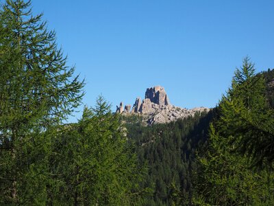 Mountain group ampezzo dolomites dolomites