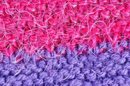 Thread yarn knitting stitches photo
