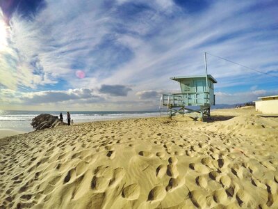 Los angeles beach ocean