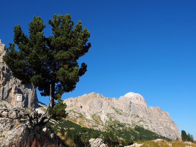 The falzarego pass dolomites italy