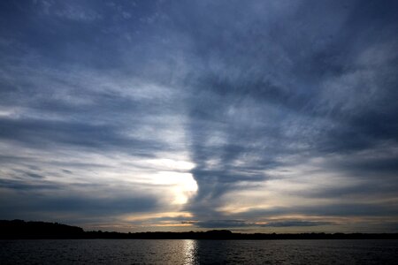 Evening sky silence