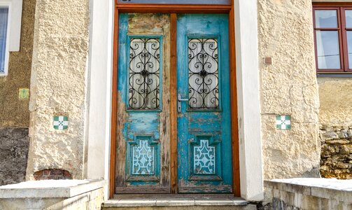 Entrance door house photo