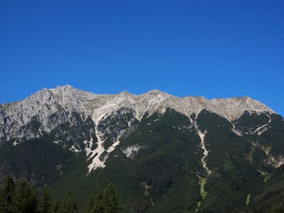 Mieminger mountains mieminger chain called northern limestone alps photo