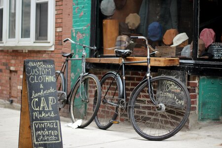 Chalk hats street photo