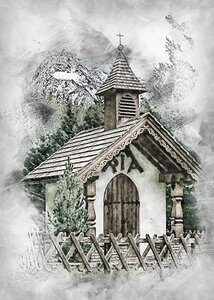 Wayside chapel architecture romantic