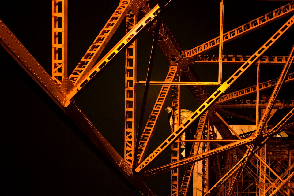 Metal structure landmark