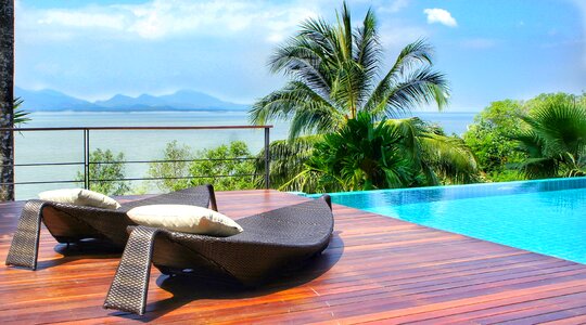 Thailand andaman sea swimming pool