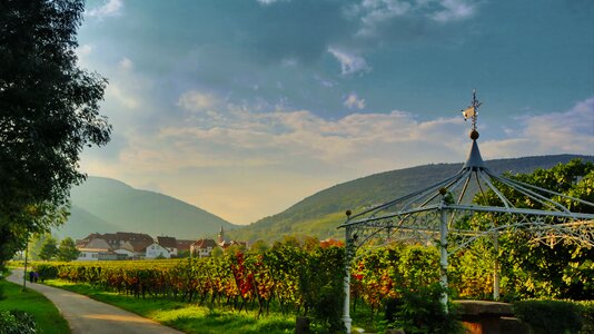 Sky landscape water palatinate