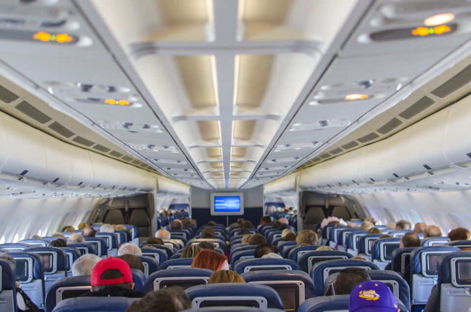 Passenger plane aircraft