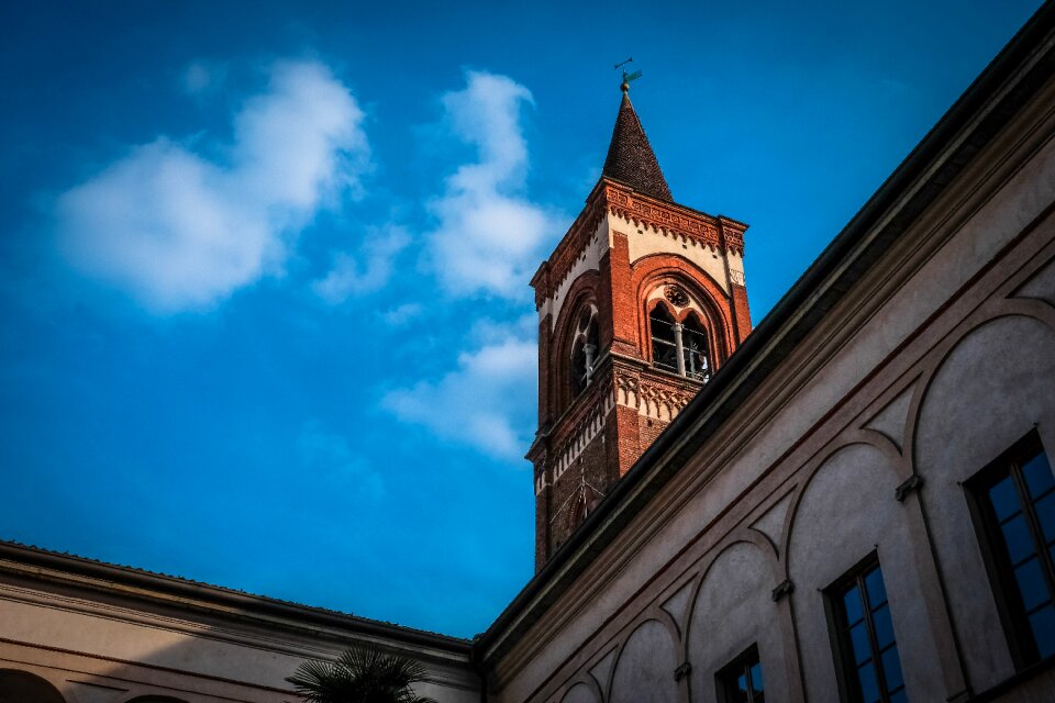 Sky clouds cathedral