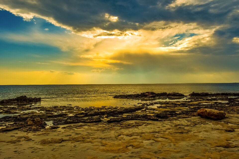 Dusk sky clouds