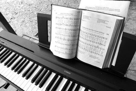 Keyboard christian hymn