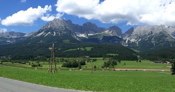 Mountain alps view
