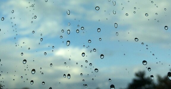 Rain rhombus water drops photo
