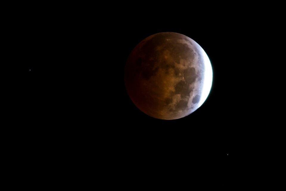 Moon dark night