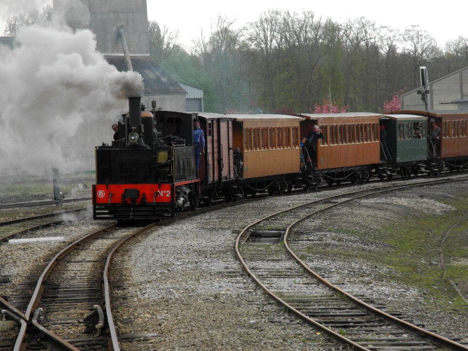 Steam locomotive old locomotive france