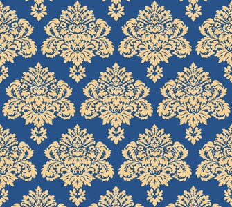 Damask flower pattern