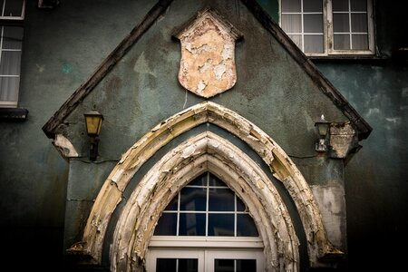Architecture old window facade photo