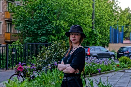 City girl portrait
