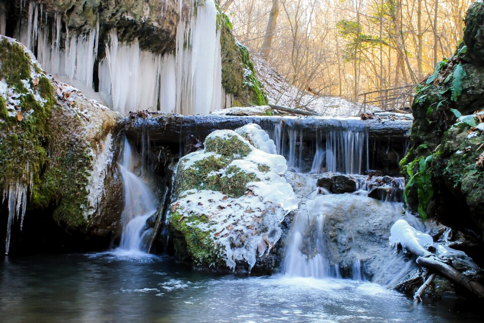 Stream nature mountain stream landscape photo