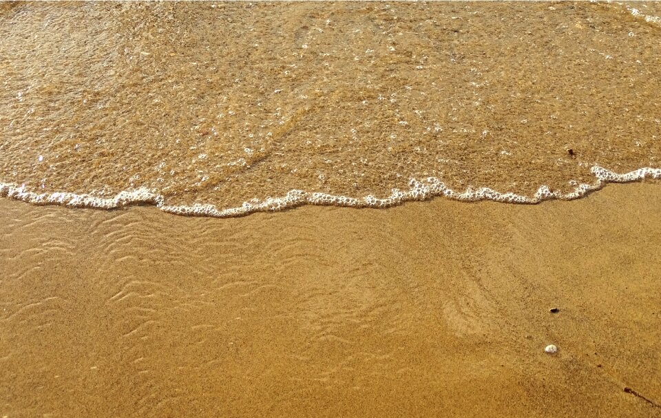 Water beach sand