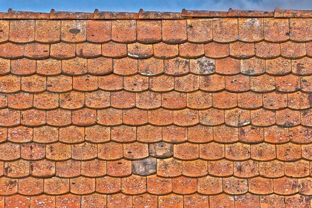 Roofing tiles pattern brick