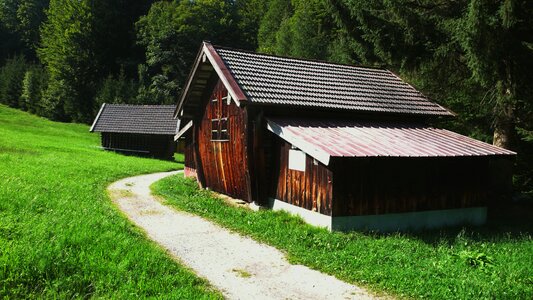 Architecture wood mountain