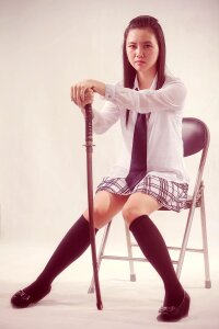 Fashion pretty model