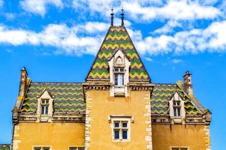 Facade tiles varnished tiles photo