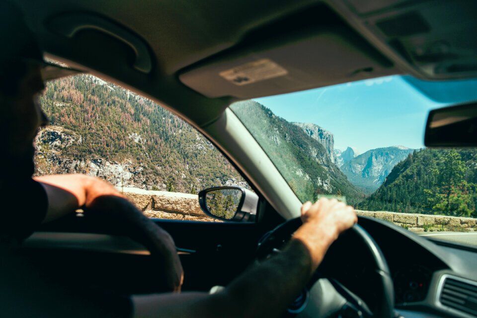 Driver driving travel
