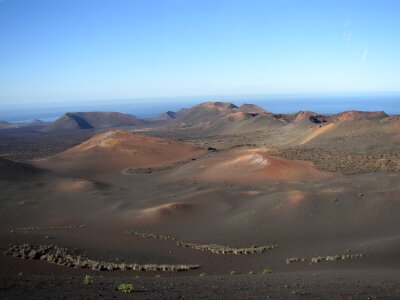 Lanzarote volcano landscape