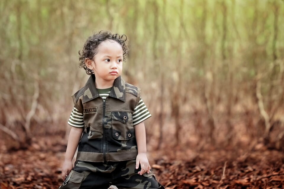 Grass park boy