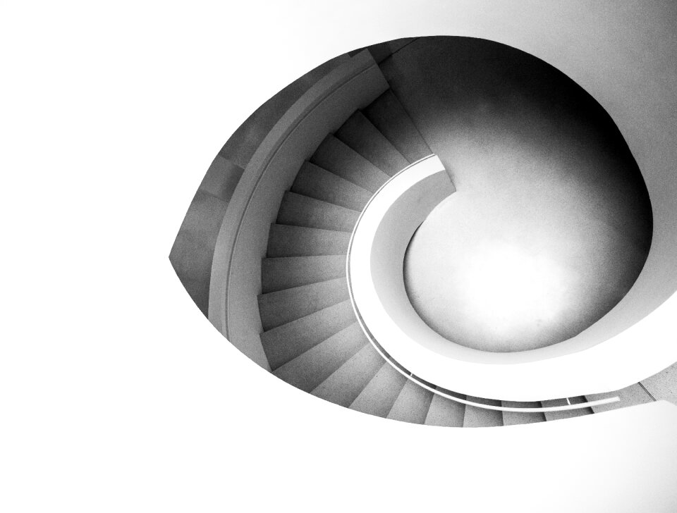 Spiral staircase stairs