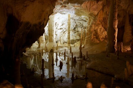 Stalactite stalactites grotto photo