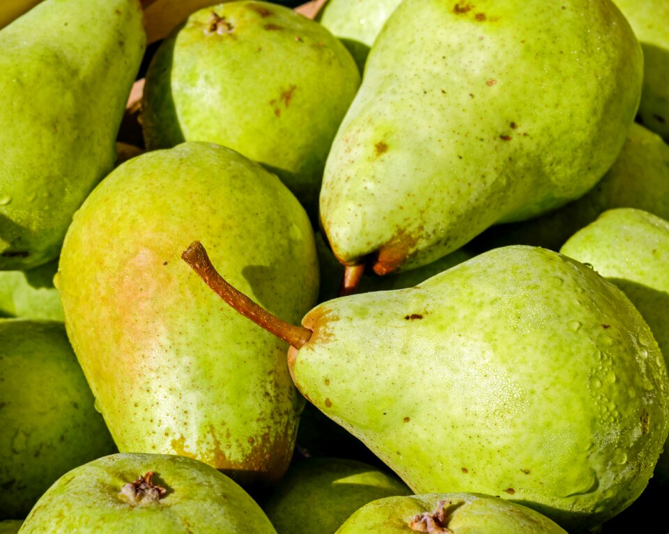 Left untreated ripe delicious
