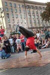 Dancing hip hop sports