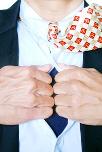 Formal wear muscle strong