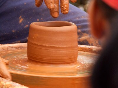 Terracotta art hands