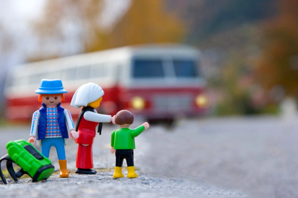 Children bus travel