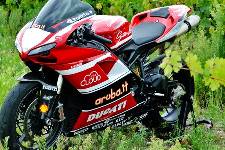 Racing bike superbike