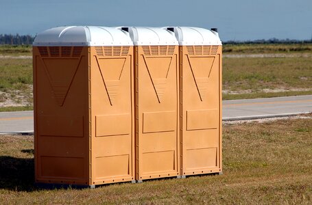 Portable toilet public