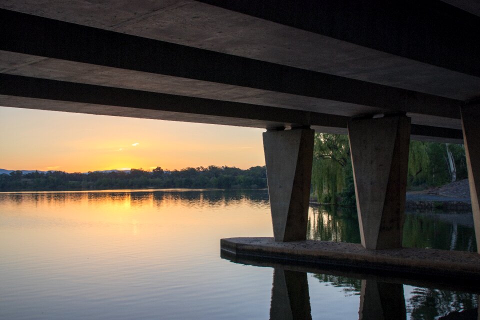 Bridge lake outdoors