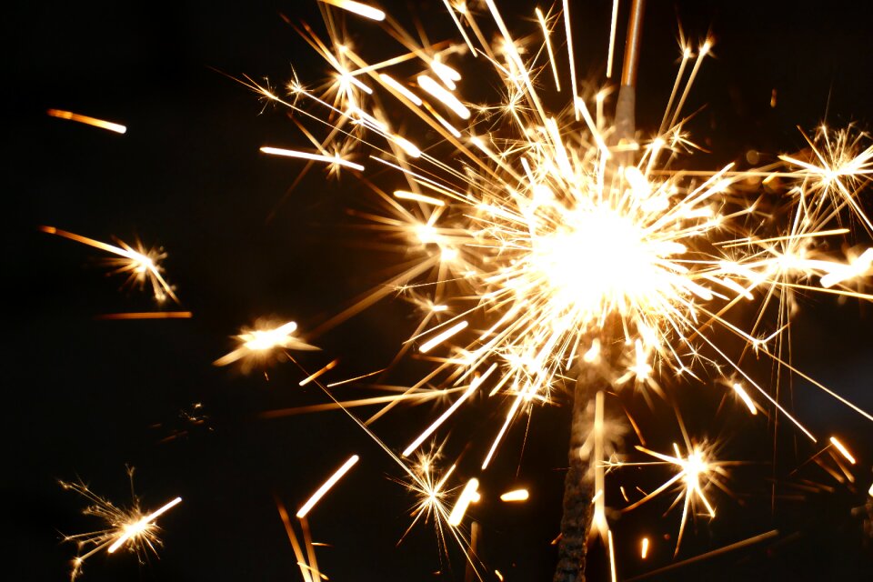 Fireworks flare-up new year's eve