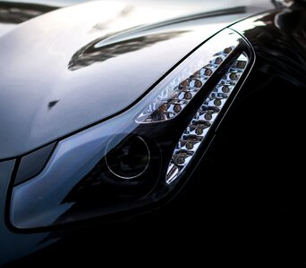 Grey car lights